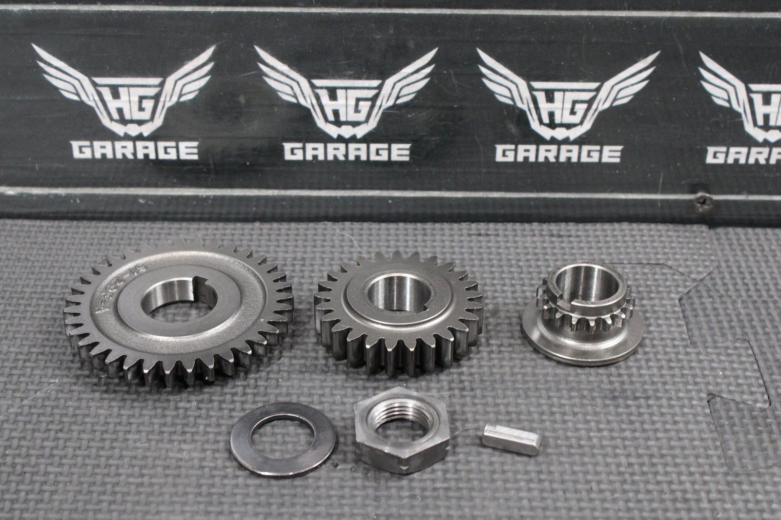 2000 SUZUKI DRZ400 OEM ENGINE CRANKSHAFT PRIMARY MAIN DRIVE TIMING GEARS SET - hggarage