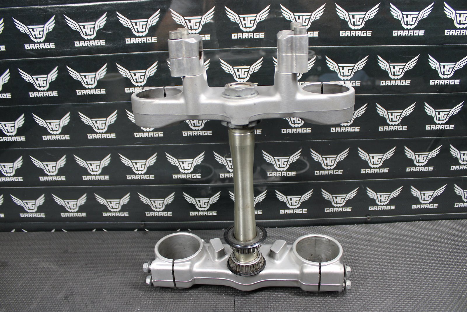 1998 HONDA CR125R OEM FRONT FORKS LOWER UPPER TRIPLE TREE STEM FAT BAR CLAMP - hggarage