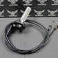 2008 07 - 09 HONDA CRF250R OEM RIGHT THROTTLE HOUSING ALUMINUM TUBE CABLES GOOD - hggarage