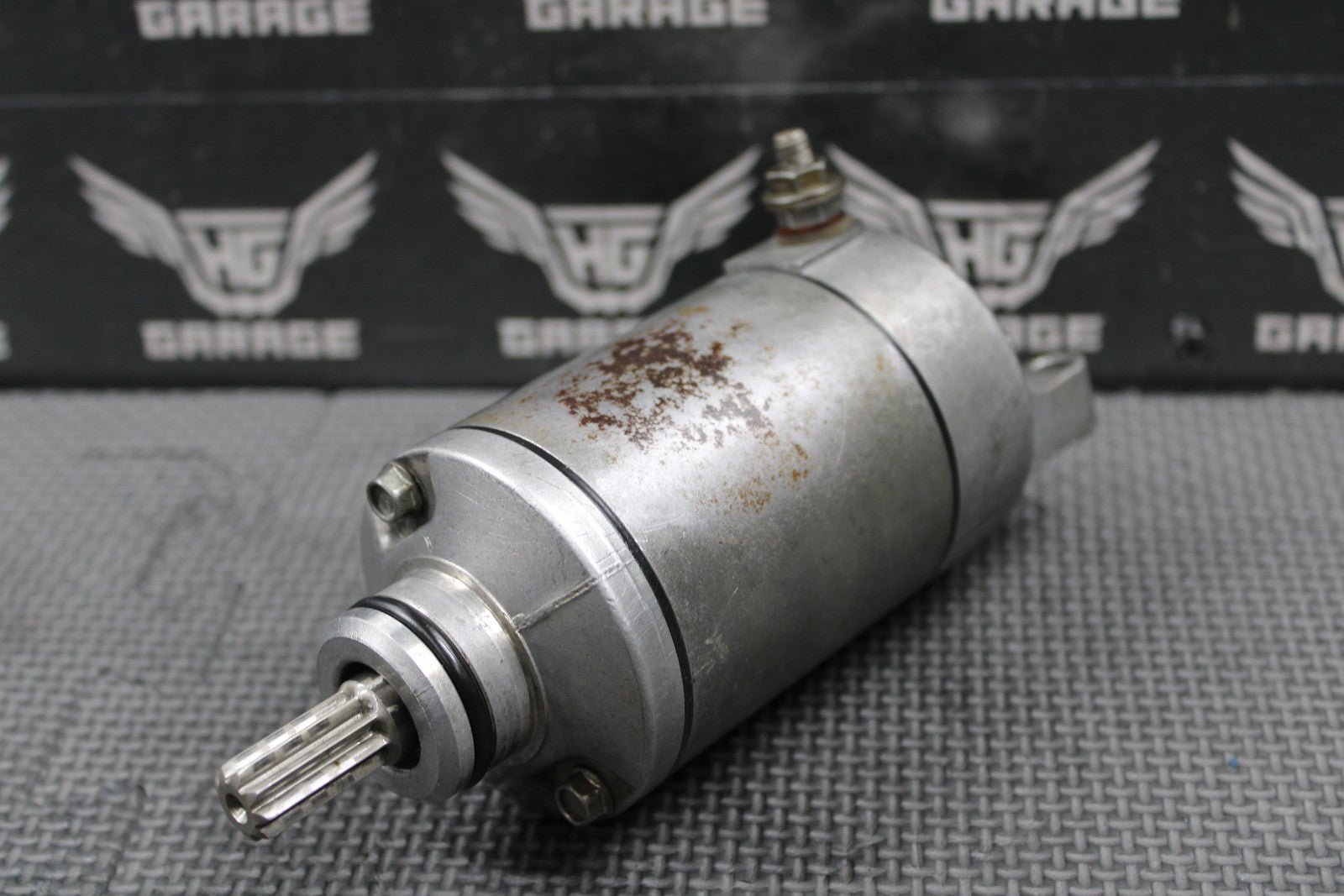 2003 KAWASAKI KLX400R OEM MITSUBA ELECTRIC START STARTER MOTOR 21163 - S004 GOOD - hggarage