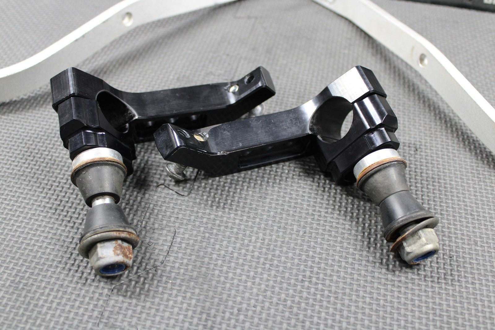 2007 07 - 08 KAWASAKI KX250 KX250F KX450F BRP FAT BAR CLAMPS HAND GUARD MOUNTS - hggarage