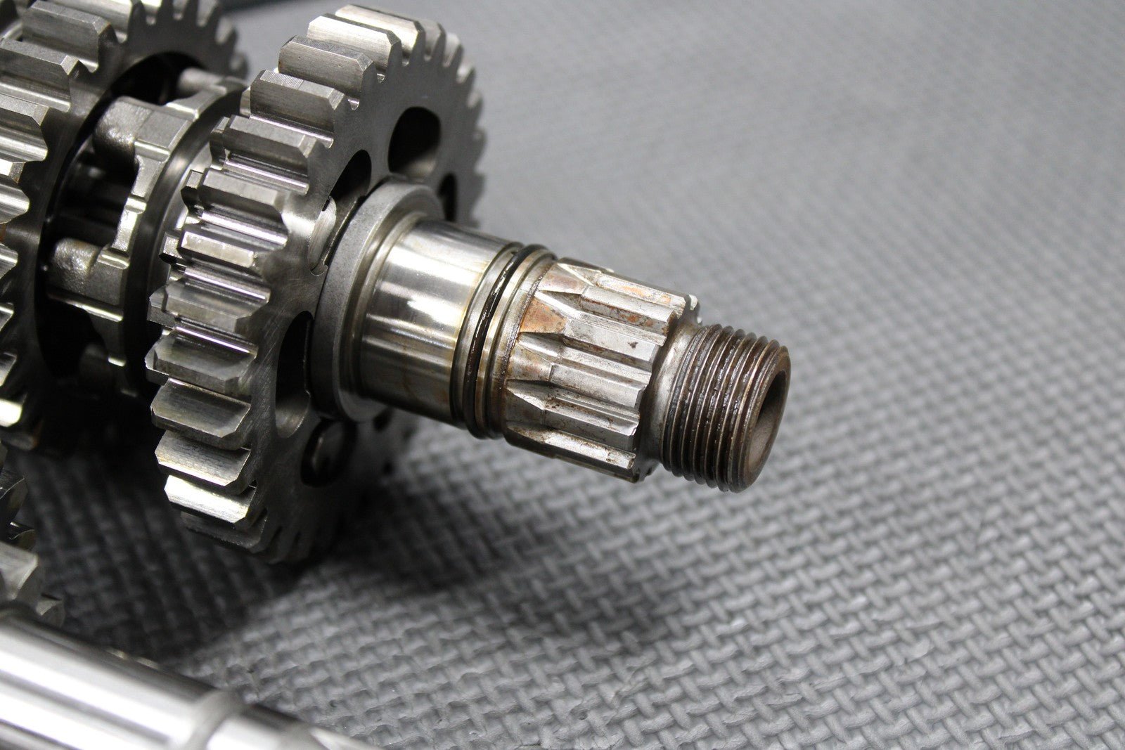 2009 KAWASAKI KLX250SF OEM TRANSMISSION TRANS GEARBOX GEARS SHIFT FORKS NICE! - hggarage