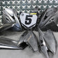 2001 SUZUKI RM125 RM250  POLISPORTS RESTYLE PLASTICS BODY KIT FENDERS FAIRINGS