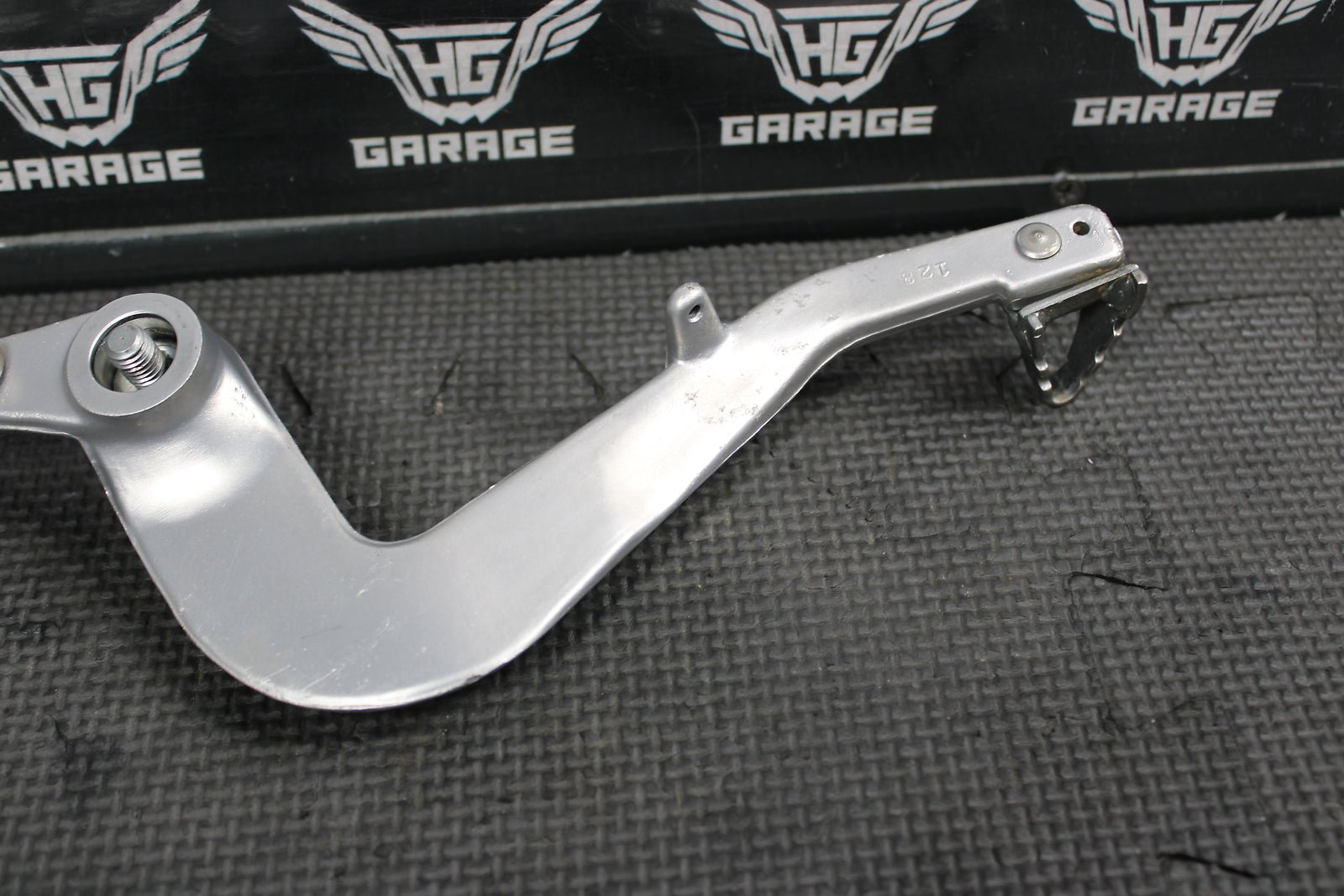 2016 KAWASAKI KX85 OEM NISSIN REAR BACK BRAKE CALIPER MASTER CYLINDER LEVER - hggarage