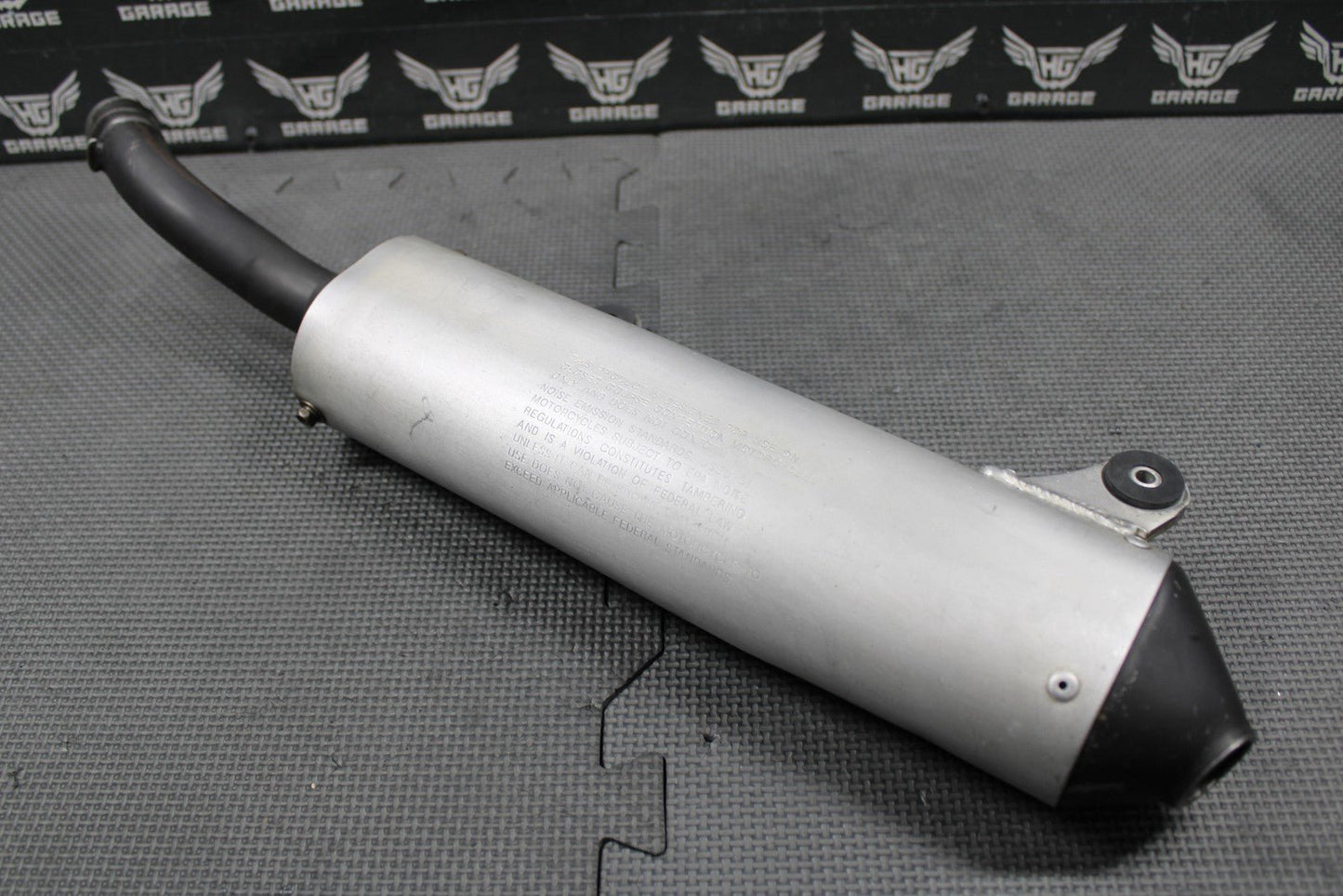 2003 2004 HONDA CR250R OEM MUFFLER EXHAUST SILENCER SLIP ON PIPE 18330 - KZ3 - L30 - hggarage