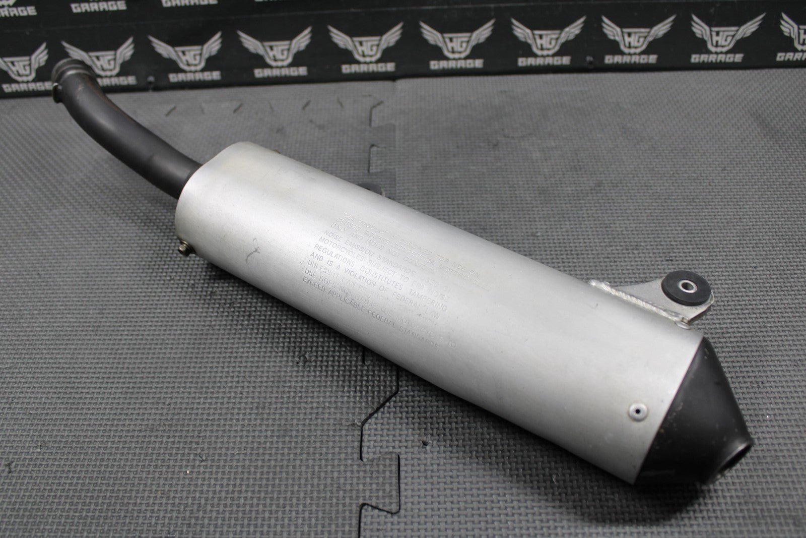 2003 2004 HONDA CR250R OEM MUFFLER EXHAUST SILENCER SLIP ON PIPE 18330 - KZ3 - L30 - hggarage