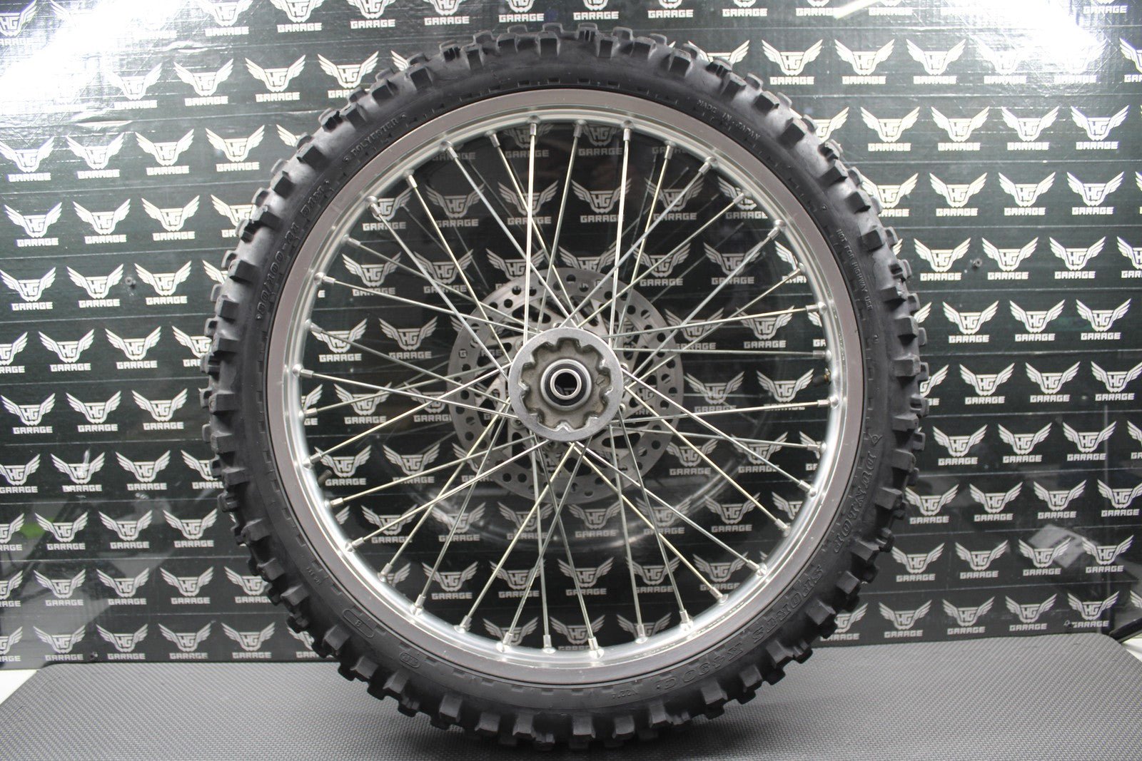2003 HONDA 01 - 07 CR250R OEM DID FRONT WHEEL RIM HUB ORIGINAL TIRE 21" NICE! - hggarage