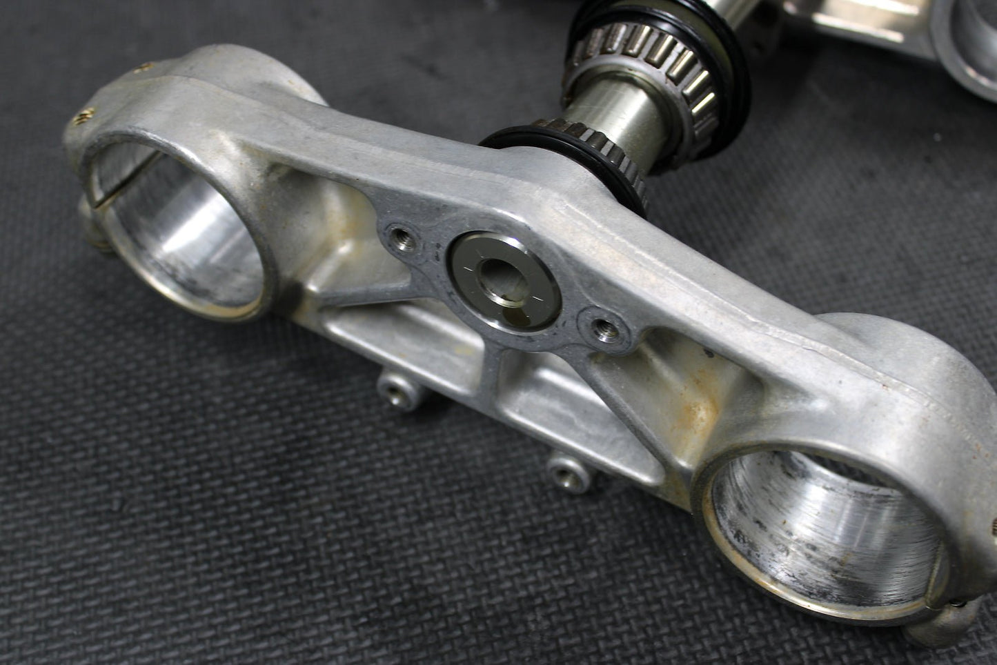 2000 YAMAHA YZ426F OEM FRONT FORKS LOWER BILLET UPPER TRIPLE TREE STEM - hggarage