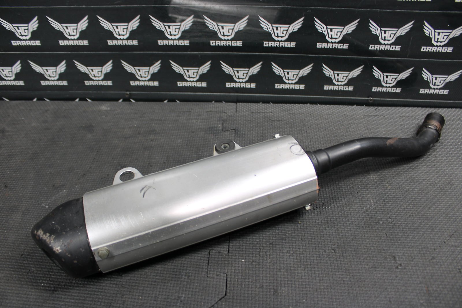 2004 03 - 05 Kawasaki KX125 OEM Muffler Exhaust Silencer Slip On Pipe 18100 - 0003 - hggarage