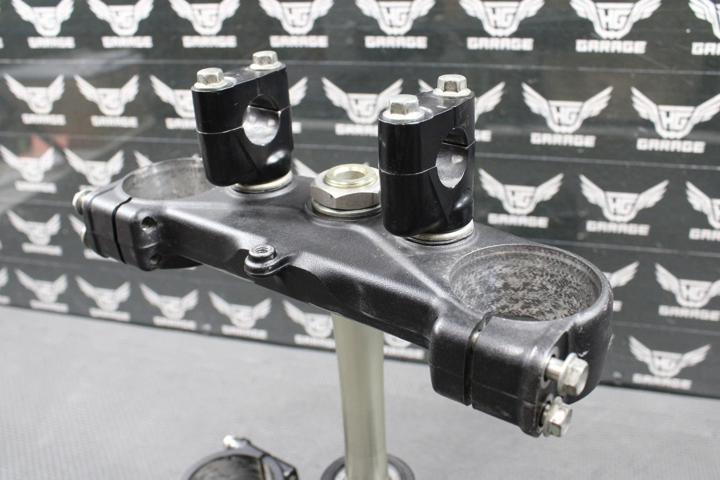 2014 KAWASAKI 13 - 14 KX250F OEM FRONT FORKS LOWER UPPER TRIPLE TREE BAR CLAMP - hggarage