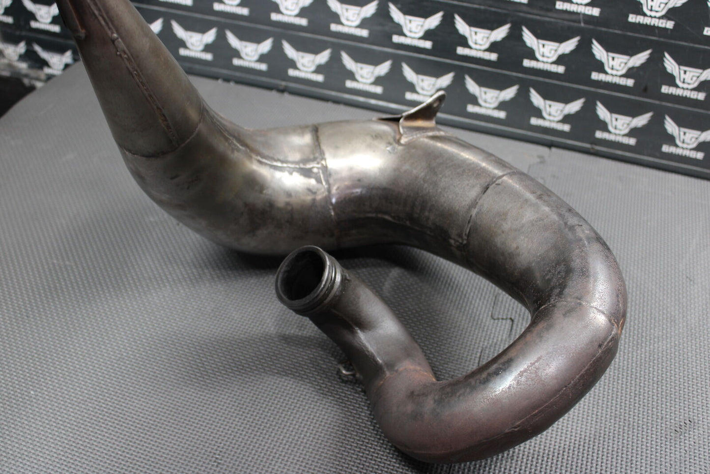 2002 SUZUKI RM250 PRO CIRCUIT WORKS PIPE EXHAUST PIPE CHAMBER HEADER 14310-37F