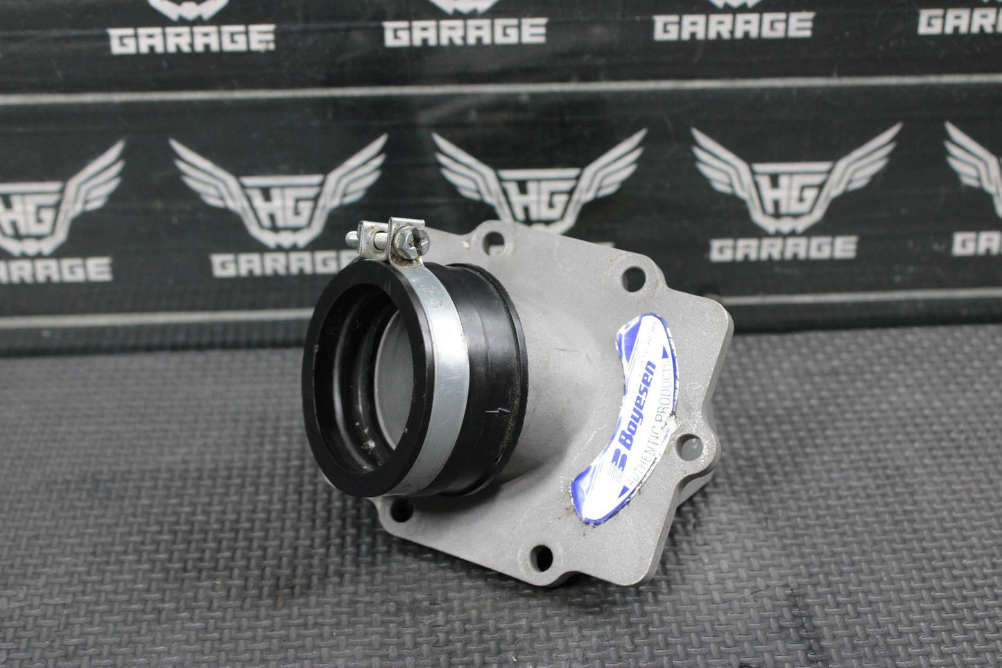 1997 KAWASAKI KX250 BOYESEN RAD VALVE INTAKE BOOT REED BLOCK ASSEMBLY GOOD! - hggarage