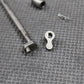 1988 88 - 91 HONDA CR250R OEM EXHAUST VALVE CAM SPINDLE & FOLLOWER 19351 - KS7 - 830 - hggarage