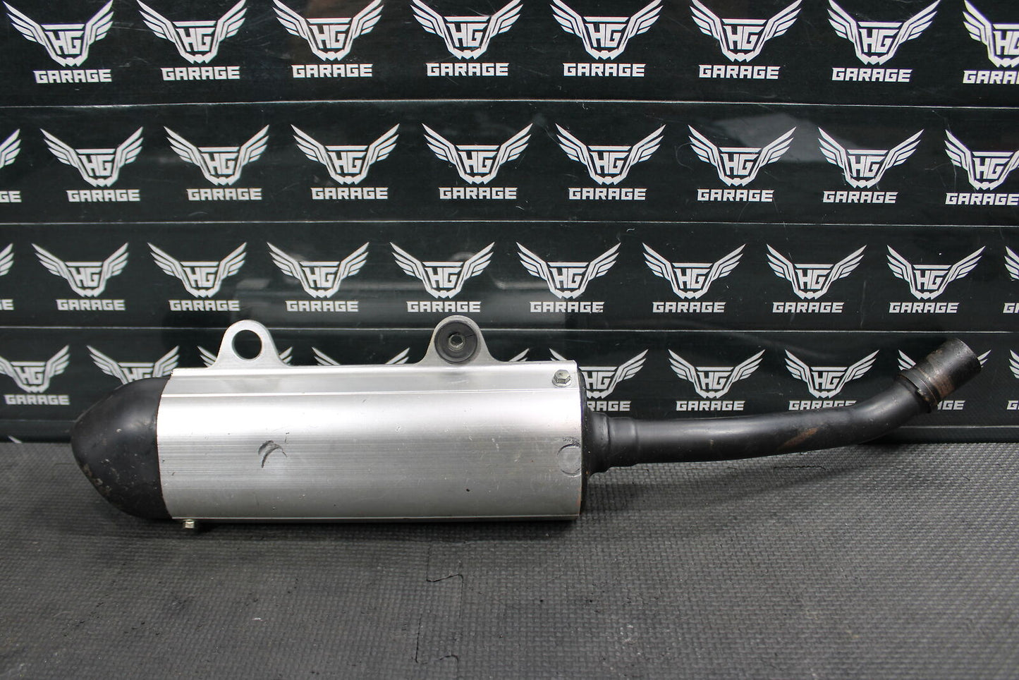 2004 03-05 KAWASAKI KX125 OEM MUFFLER EXHAUST SILENCER SLIP ON PIPE 18100-0003