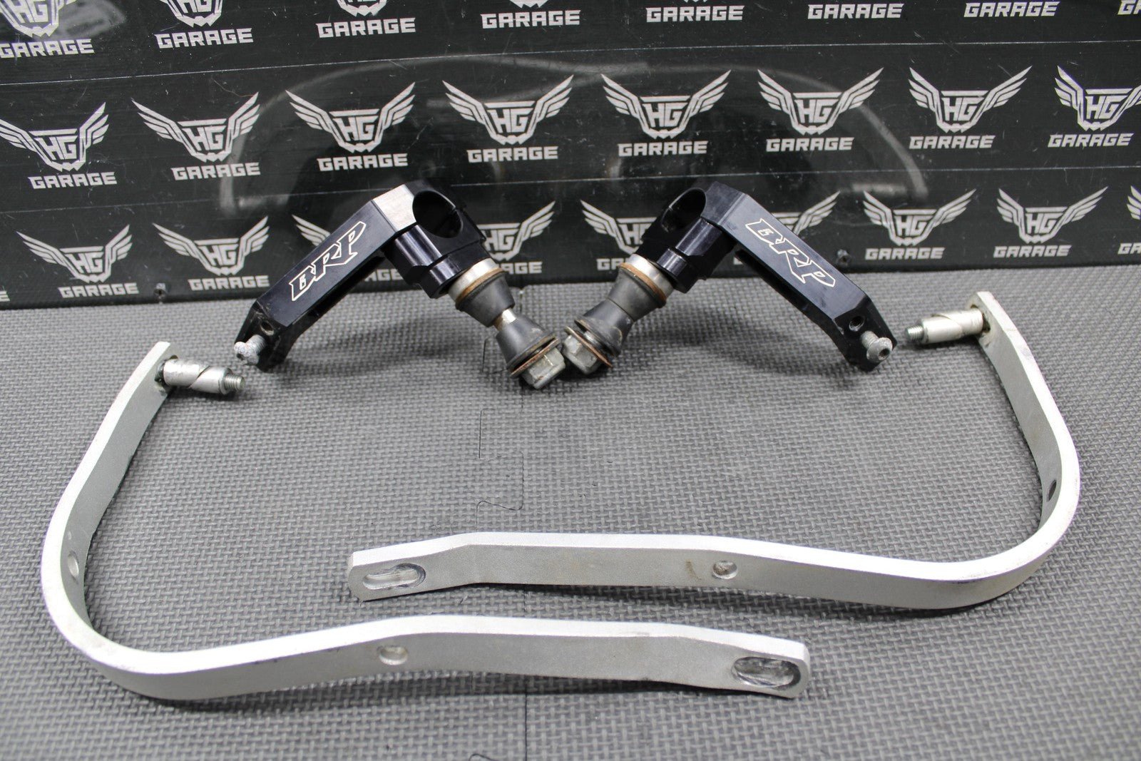 2007 07 - 08 KAWASAKI KX250 KX250F KX450F BRP FAT BAR CLAMPS HAND GUARD MOUNTS - hggarage