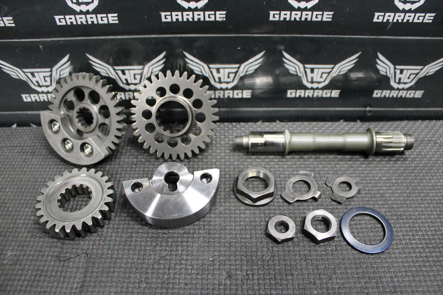 2006 YAMAHA YZ450F OEM CRANKSHAFT BALANCER COUNTER BALANCE SHAFT GEAR WEIGHTS