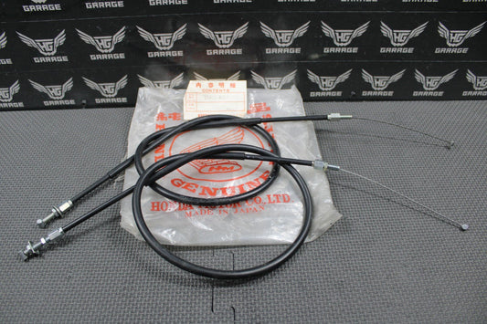 NOS 1984 1985 HONDA XR250R OEM THROTTLE CABLE A & B 17910 - KK0 - 000 17920 - KK0 - 000 - hggarage