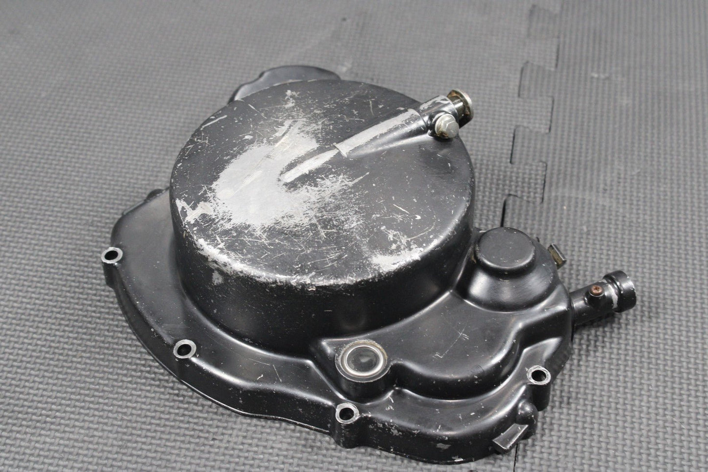 1987 KAWASAKI KDX200 OEM ENGINE MOTOR RIGHT SIDE CLUTCH COVER 14032 - 1203 - hggarage