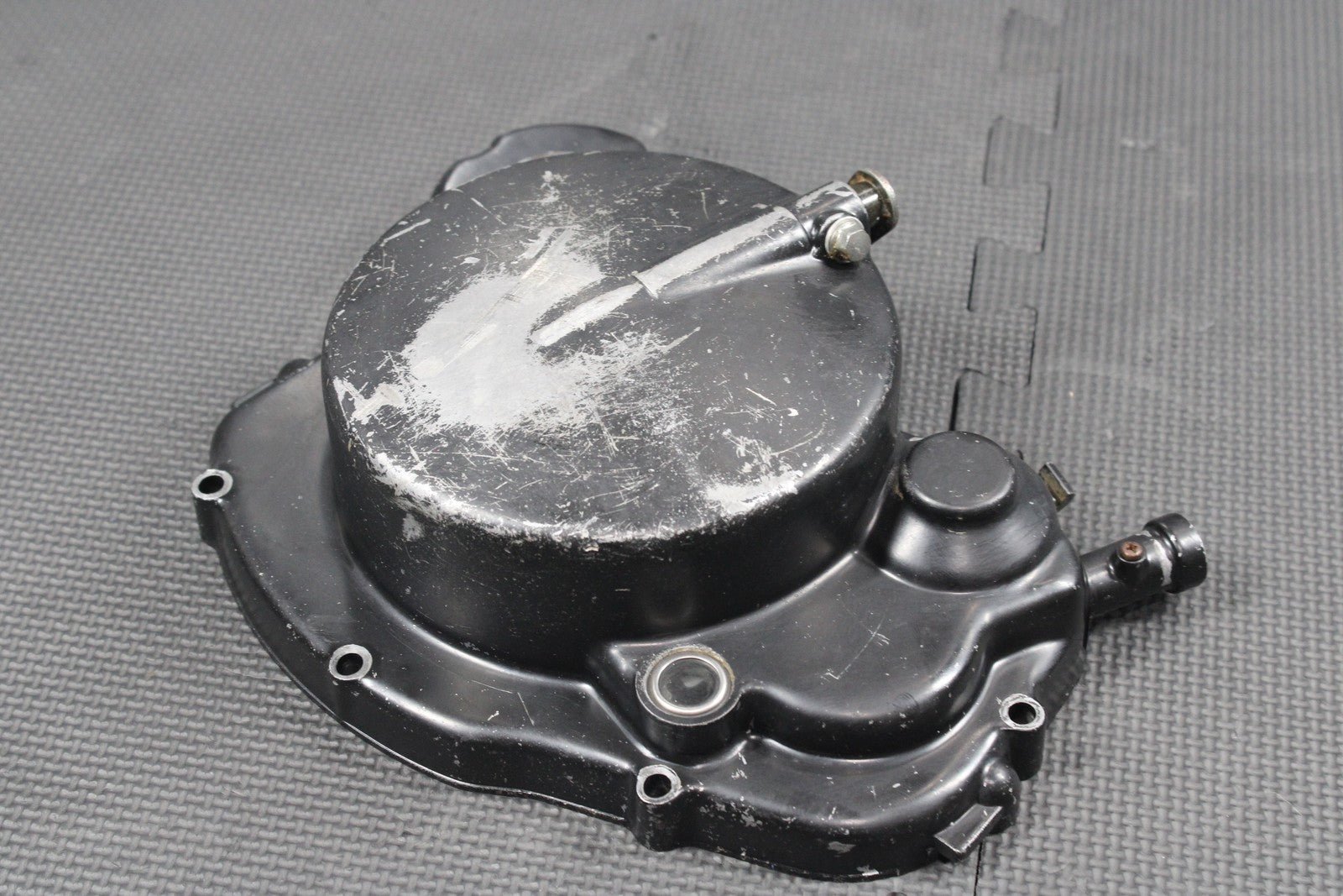 1987 KAWASAKI KDX200 OEM ENGINE MOTOR RIGHT SIDE CLUTCH COVER 14032 - 1203 - hggarage