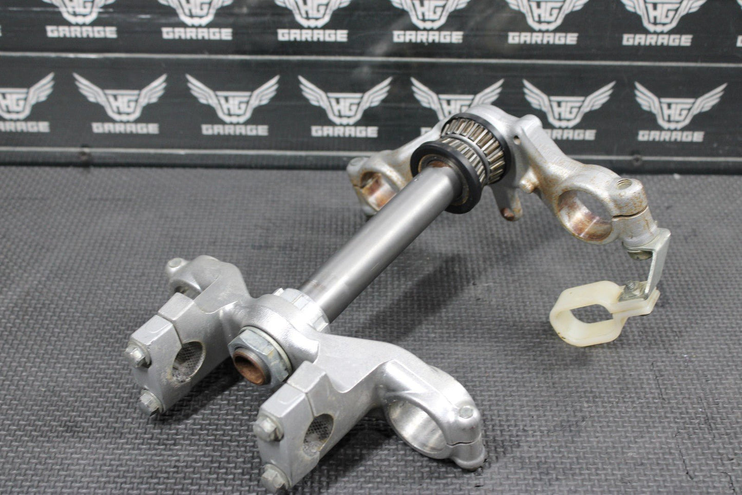 2004 00 - 04 KAWASAKI KX65 OEM FRONT FORKS LOWER UPPER TRIPLE TREE STEM CLAMP - hggarage