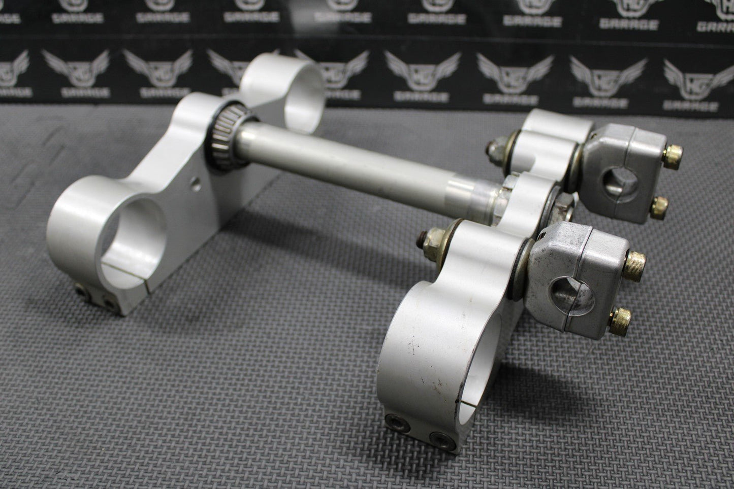 1988 HONDA CR125R WHITE BROTHERS WP4054 FRONT SUSPENSION FORKS TRIPLE CLAMP KIT - hggarage