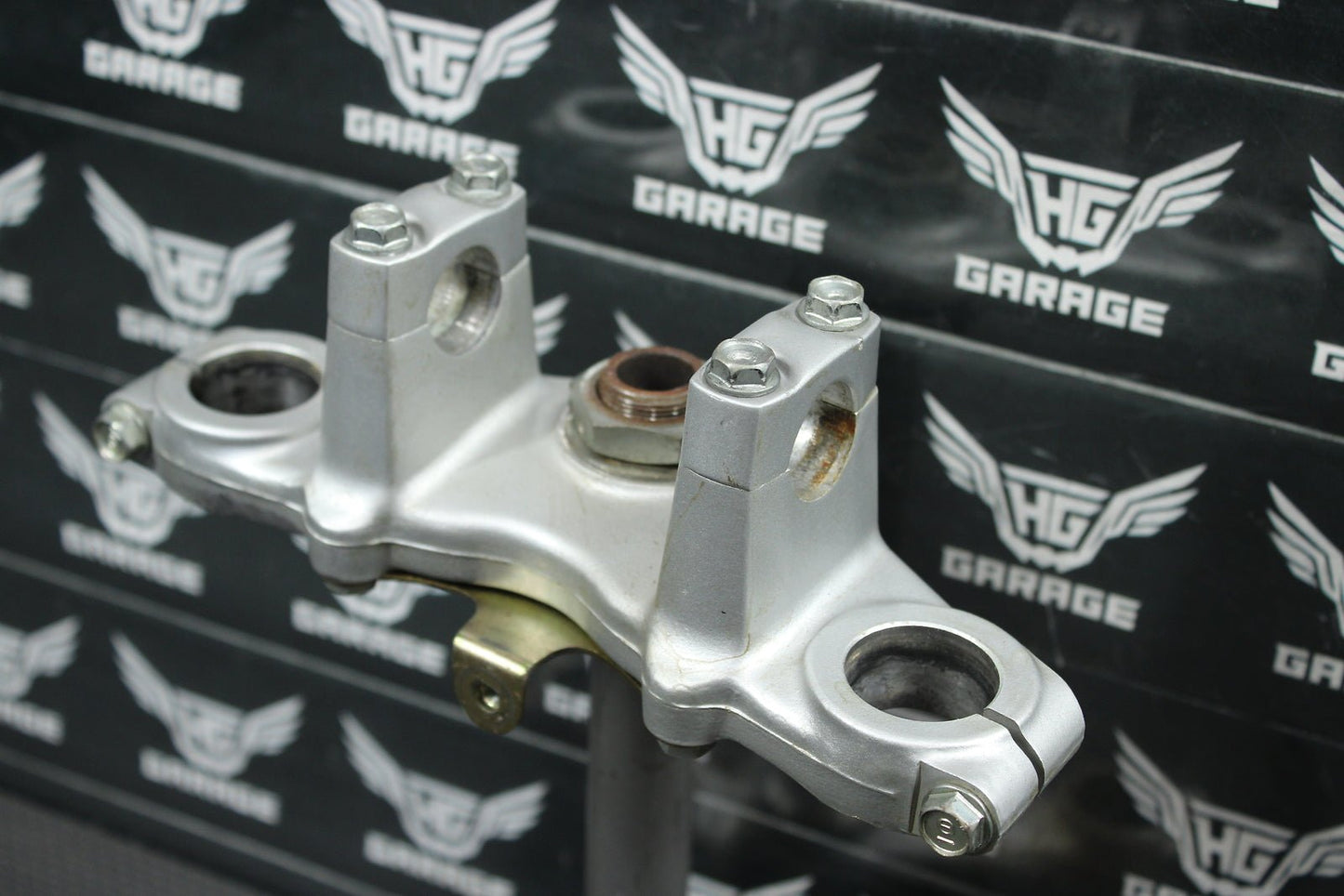 2001 Honda 01 - 03 XR100R XR80R OEM Front Forks Lower Upper Triple Tree Stem Clamp - hggarage