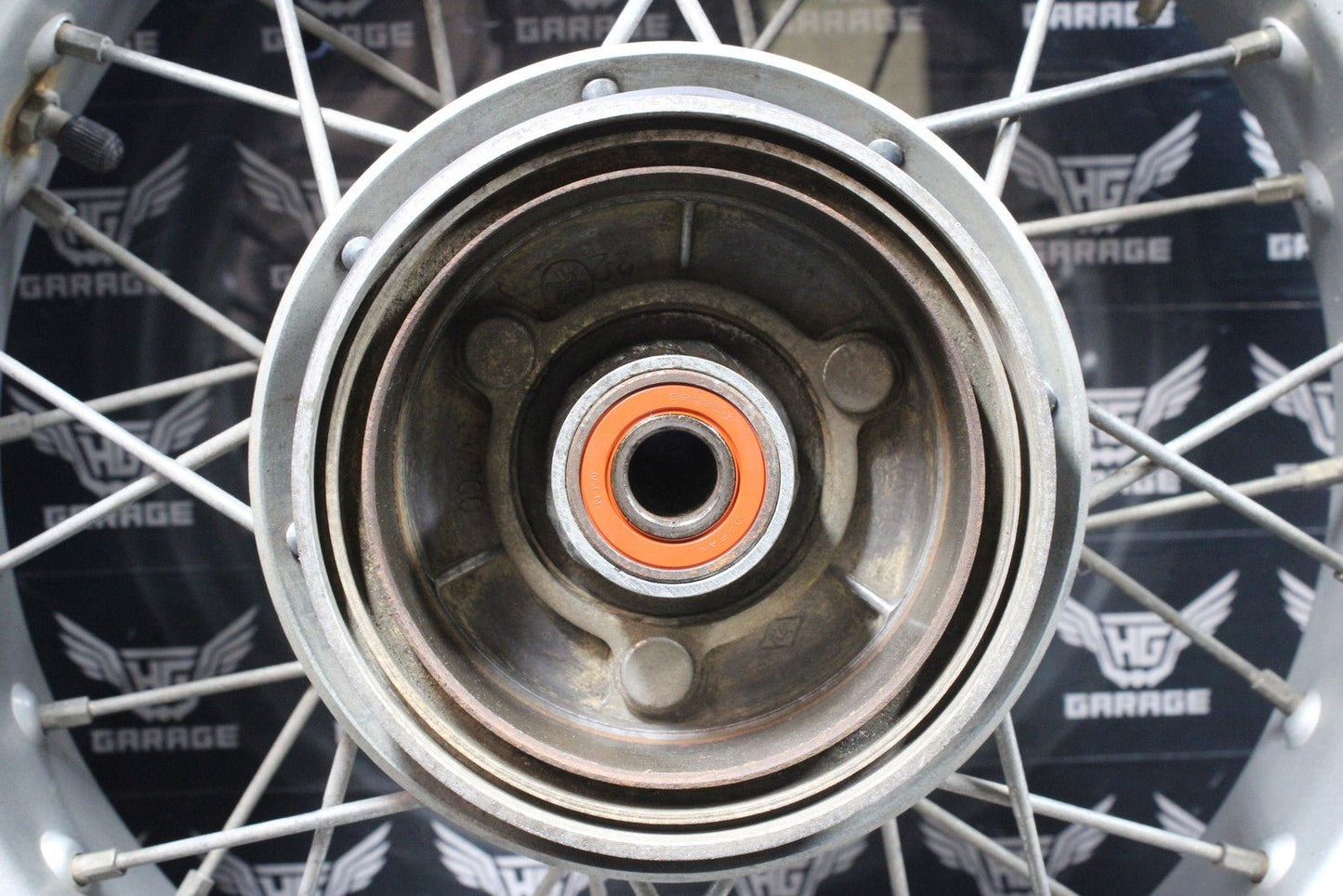 1987 YAMAHA TW200 OEM 14" X 4.50" REAR BACK WHEEL RIM 2JX - 25311 - 00 - 00 - hggarage