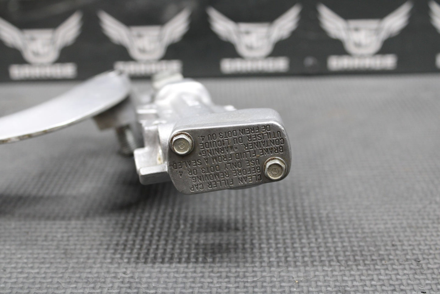 2014 KAWASAKI 10 - 18 KX250F OEM NISSIN REAR BACK BRAKE MASTER CYLINDER & LEVER - hggarage