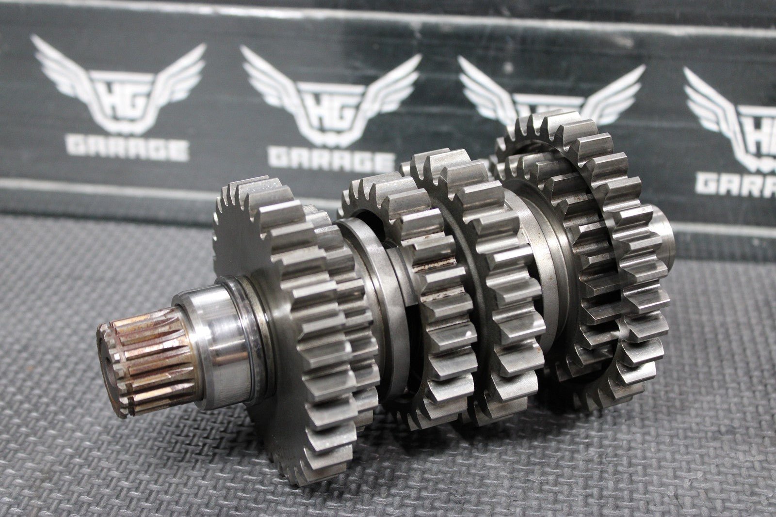 2013 HUSQVARNA TE511 OEM ENGINE TRANSMISSION GEARBOX SHIFT FORKS SHAFTS DRUM - hggarage