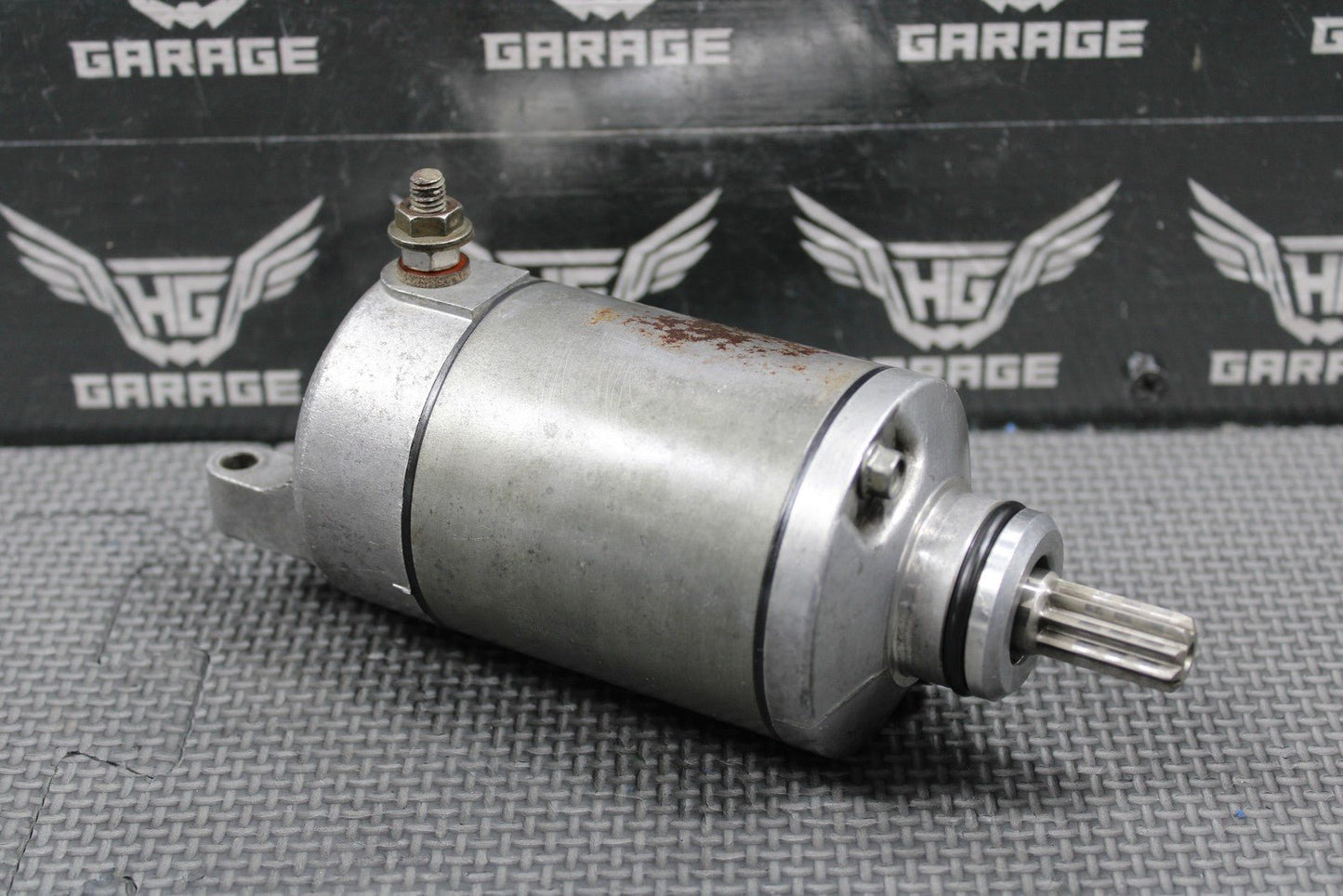 2003 KAWASAKI KLX400R OEM MITSUBA ELECTRIC START STARTER MOTOR 21163 - S004 GOOD - hggarage