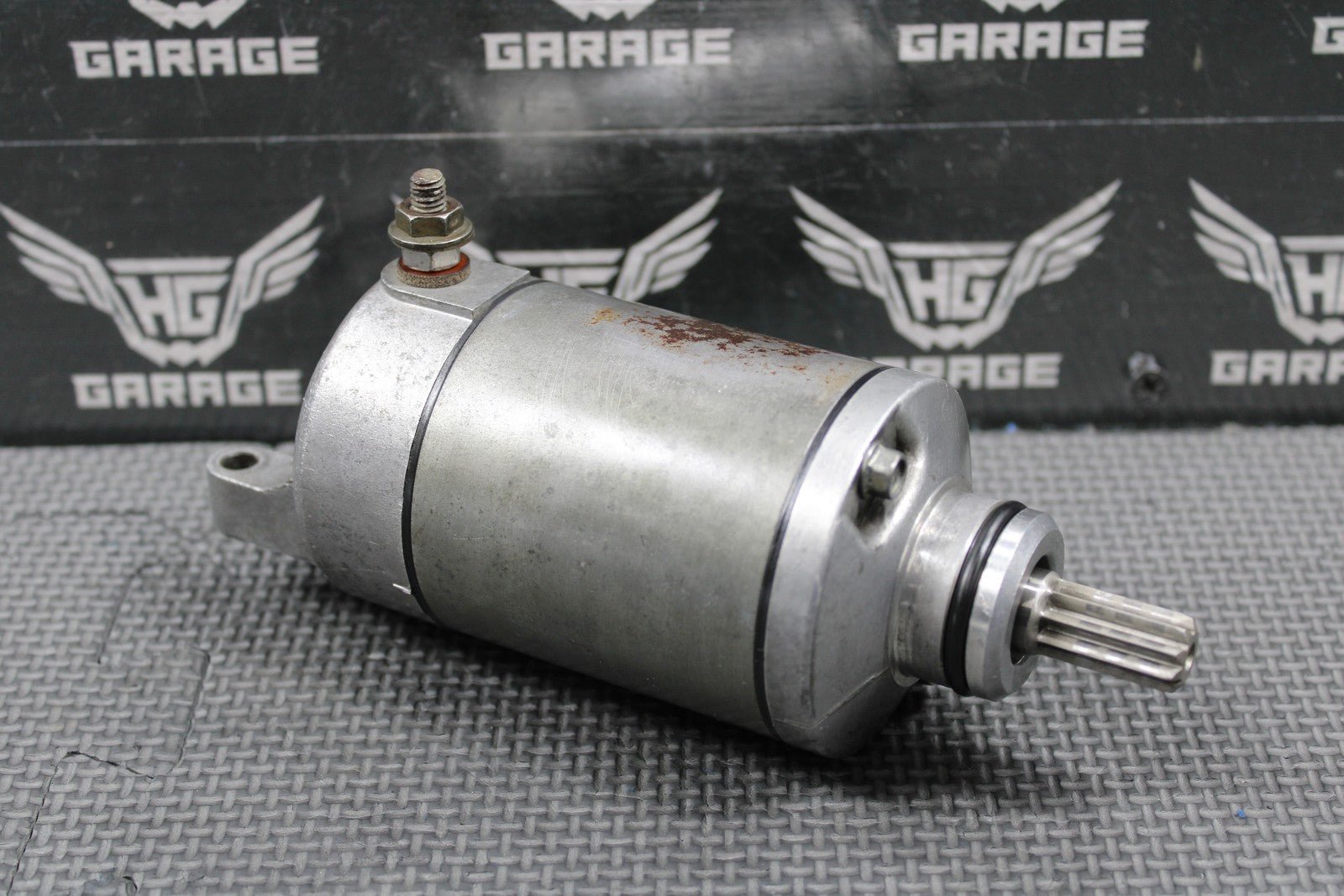 2003 KAWASAKI KLX400R OEM MITSUBA ELECTRIC START STARTER MOTOR 21163 - S004 GOOD - hggarage