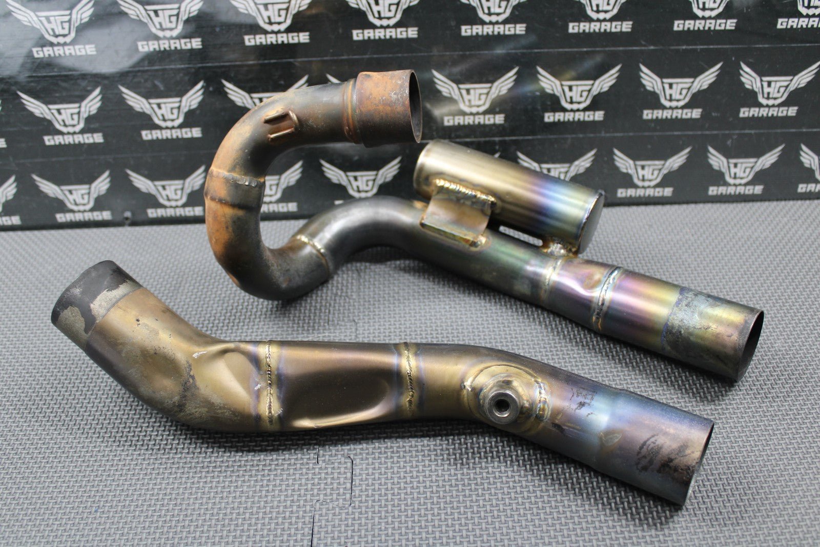 2010 KTM 08 - 10 250 XCF SXF DRD TITANIUM MUFFLER EXHAUST SILENCER SPARK ARRESTOR - hggarage