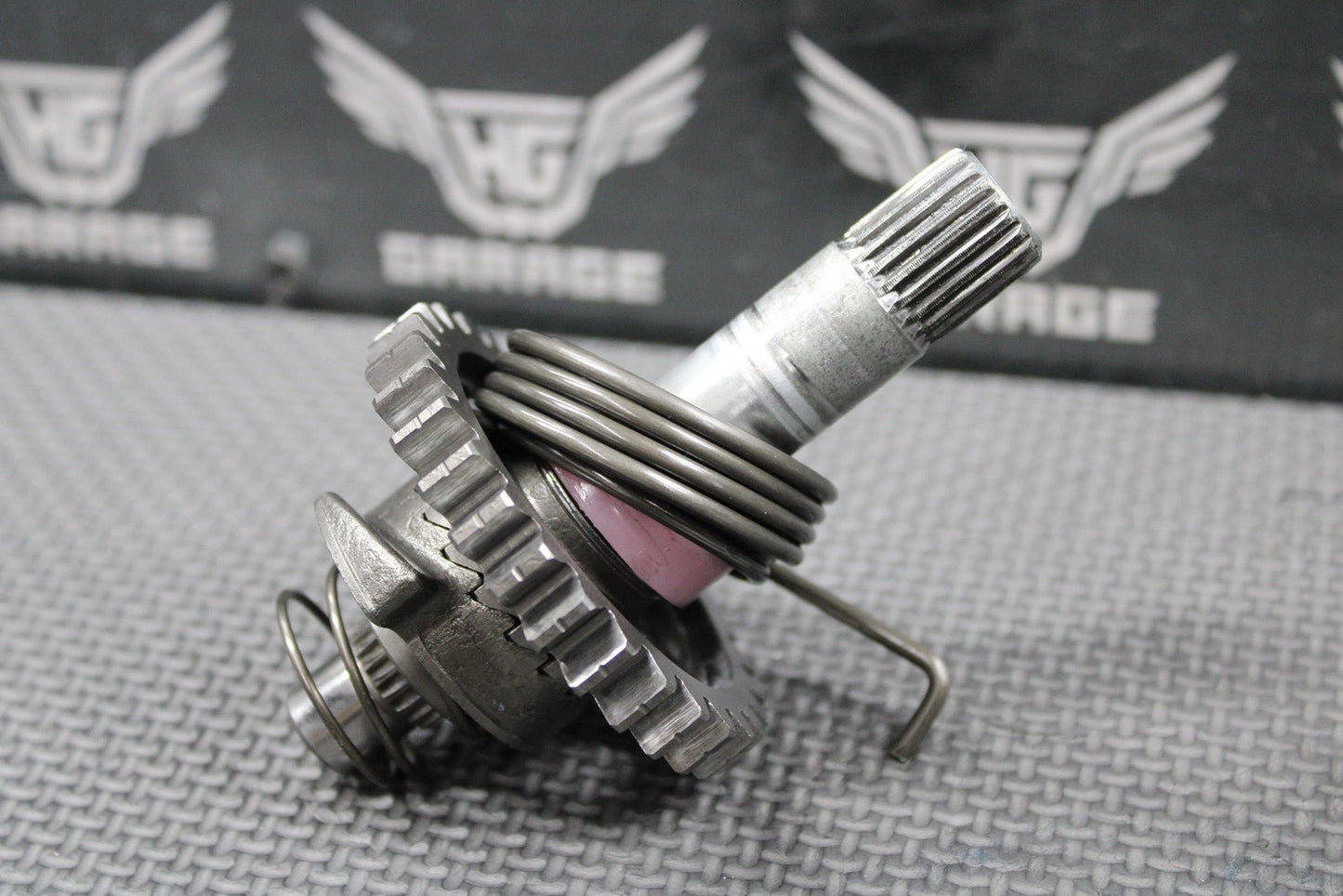 1987 1988 HONDA CR125R OEM KICKSTART KICK START SHAFT W IDLER GEAR 28210 - KS6 - 700 - hggarage