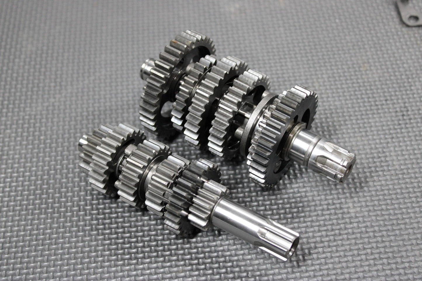2004 00 - 04 KAWASAKI KX65 OEM ENGINE TRANSMISSION GEARS GEARBOX SHIFT SHAFT DRUM - hggarage