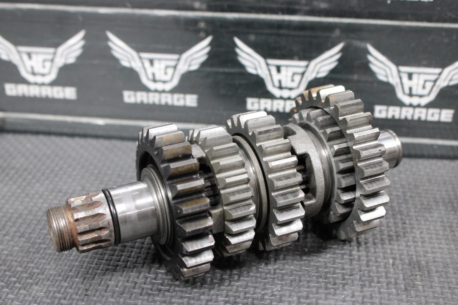 2006 06 - 09 YAMAHA YZ450F OEM ENGINE TRANSMISSION GEARBOX MAINSHAFT COUNTERSHAFT - hggarage