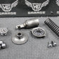 1988 HONDA CR250R OEM EXHAUST VALVE GOVERNOR PLATE RELEASE SPRING HOLDER PARTS - hggarage