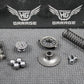 1988 HONDA CR250R OEM EXHAUST VALVE GOVERNOR PLATE RELEASE SPRING HOLDER PARTS - hggarage