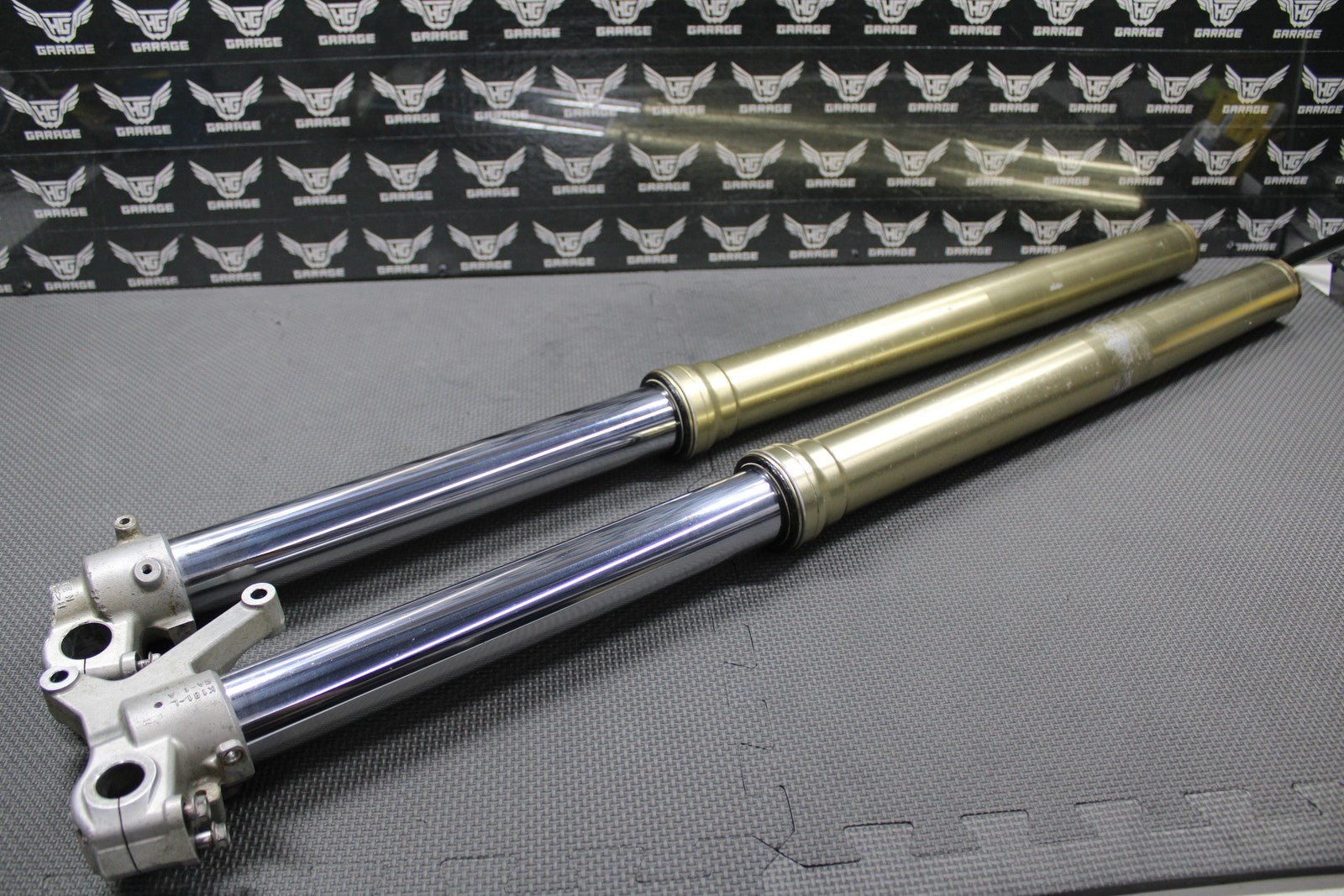 2007 KAWASAKI KX250F OEM RIGHT LEFT FRONT SUSPENSION FORKS SHOCKS 44071 - 5015 - hggarage