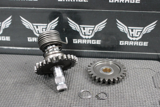 2003 Suzuki RM85 RM85L OEM Kickstart Kick Start Shaft W Idler Gear 26211 - 02B04 - hggarage