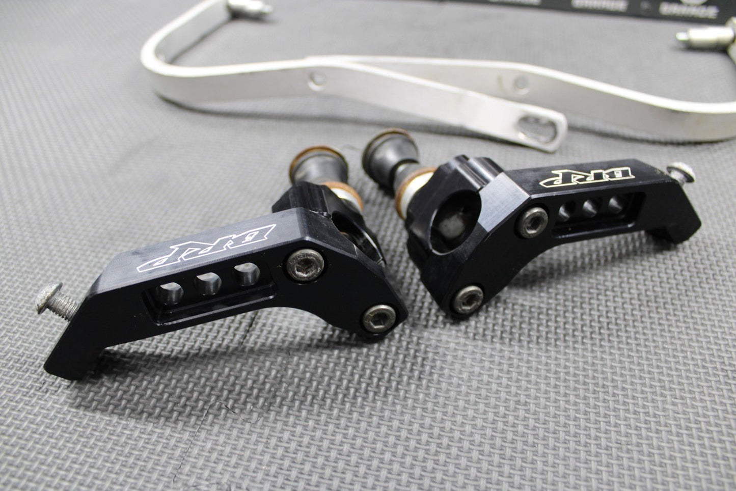 2007 07 - 08 KAWASAKI KX250 KX250F KX450F BRP FAT BAR CLAMPS HAND GUARD MOUNTS - hggarage