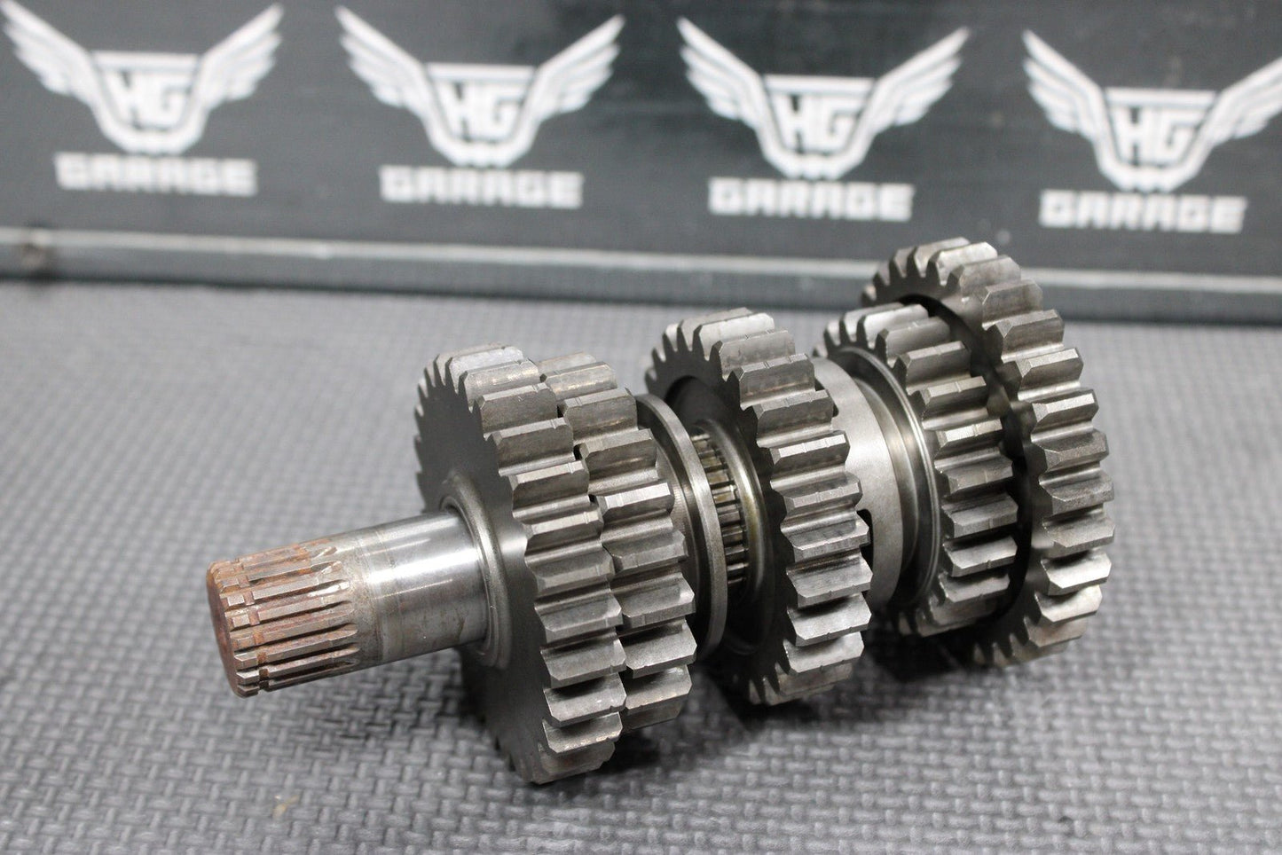 2014 KAWASAKI 14 - 16 KX250F OEM ENGINE TRANSMISSION SHIFT FORKS DRUM GEARBOX DRUM - hggarage