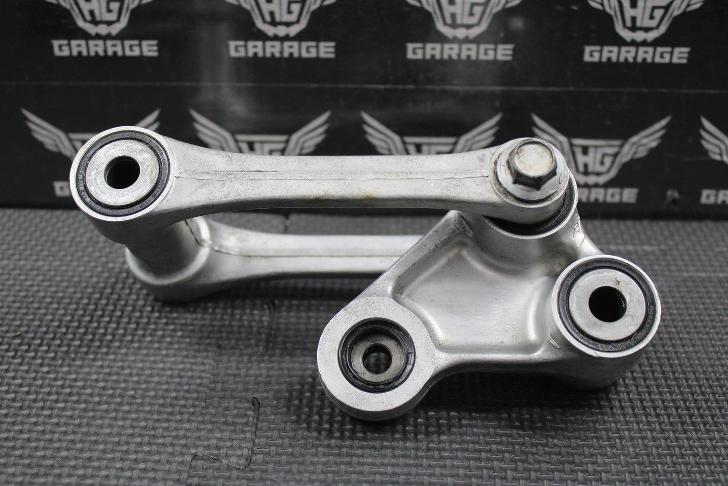 2000 2001 HONDA CR125R CR250R OEM REAR SHOCK LINKAGE ARM ROD GOOD BEARINGS! - hggarage