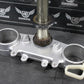 2002 YAMAHA YZ250 OEM FRONT FORKS LOWER BILLET UPPER TRIPLE TREE STEM CLAMP - hggarage