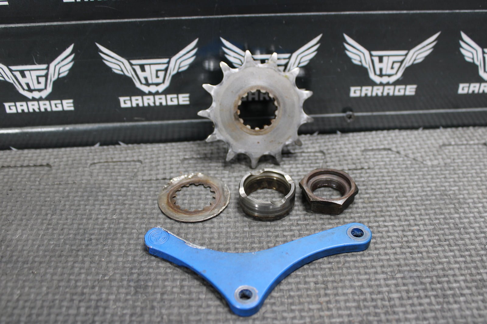 2008 YAMAHA 06 - 09 YZ450F 13T FRONT SPROCKET BLUE MOOSE RACING GUARD CASE SAVER - hggarage
