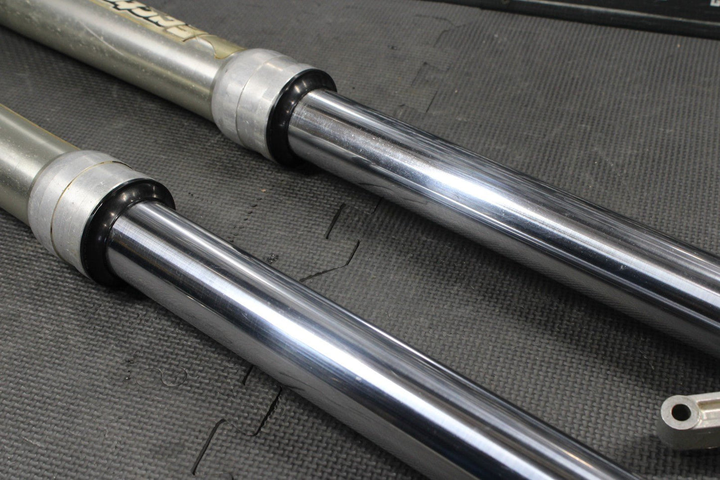 2002 YAMAHA YZ250 OEM RIGHT LEFT FRONT SUSPENSION FORKS SHOCKS 5NX - 23102 - 00 - 00 - hggarage