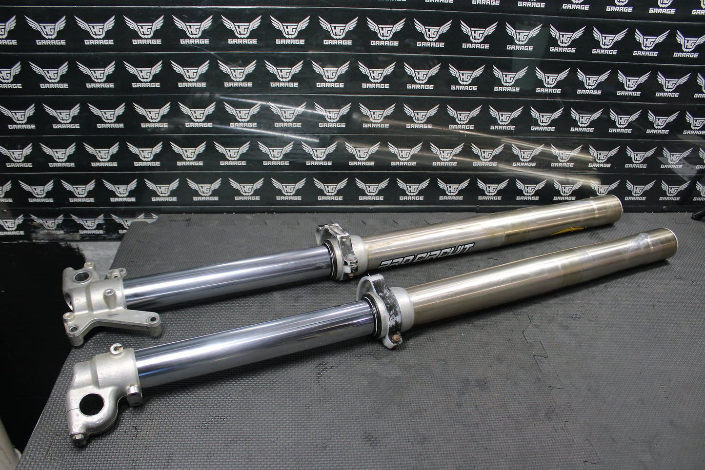 2003 KAWASAKI KX125 OEM RIGHT LEFT FRONT SUSPENSION FORKS SHOCKS 44075 - 1177 - JS - hggarage