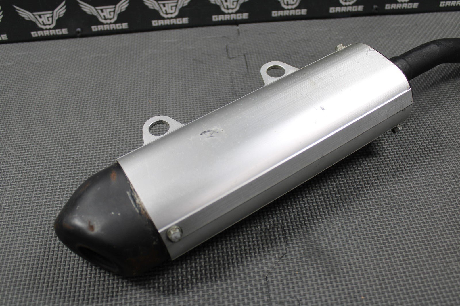 2003 03 - 05 KAWASAKI KX125 OEM MUFFLER EXHAUST SILENCER SLIP ON PIPE 18100 - 0003 - hggarage