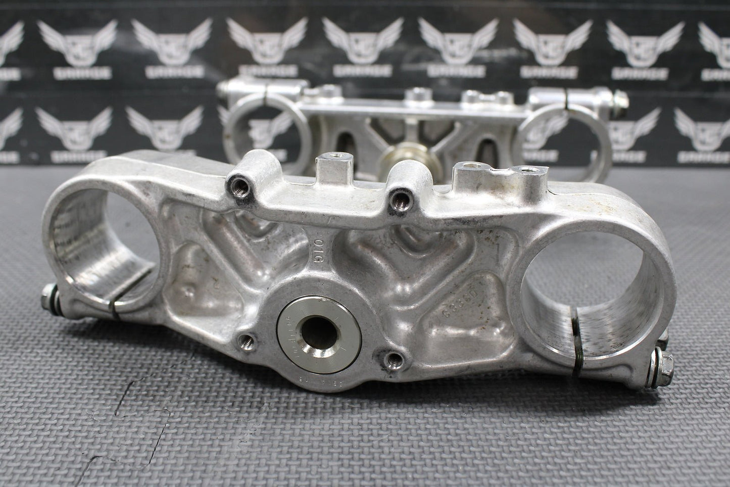 2000 SUZUKI 00 - 04 DRZ400 DRZ400E OEM FRONT FORKS TRIPLE TREE STEM BAR CLAMP NICE - hggarage