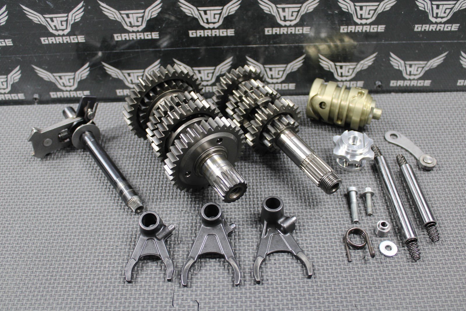 2010 06 - 13 KTM 250 XCF - W OEM TRANSMISSION TRANNY GEARBOX GEARS 6 SPEED NICE! - hggarage