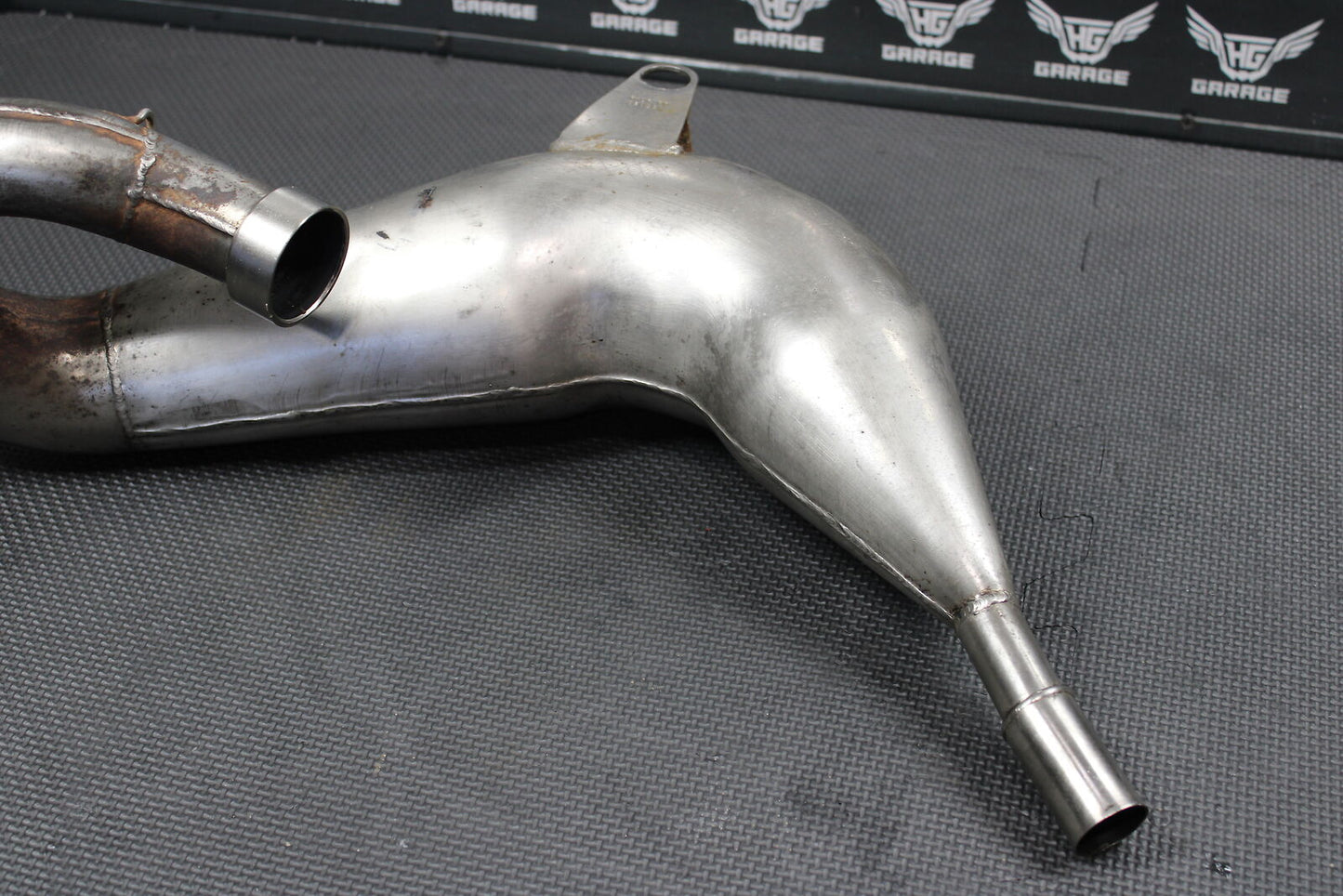 1993 HONDA CR80R FMF GOLD SERIES OLD SCHOOL EXHAUST PIPE CHAMBER HEADER